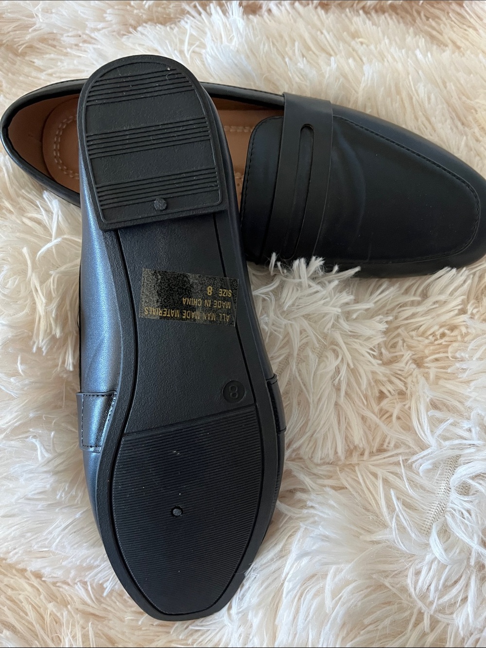 Wild Diva Black Classic Penny Loafers for Women - Picture 3 of 6